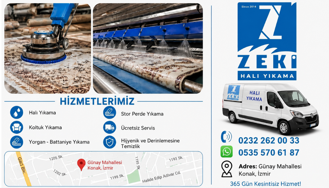 Konak Güney Mahallesi'nde Profesyonel Halı Yıkama Hizmeti 